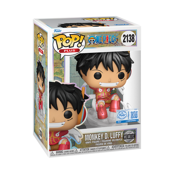 Фігурка Funko POP! Plus Monkey D. Luffy (Egghead Arc) (Metallic) (ONE PIECE) \ Фанко поп Монкі Д. Луффі ( Ван піс)  679678687321 фото