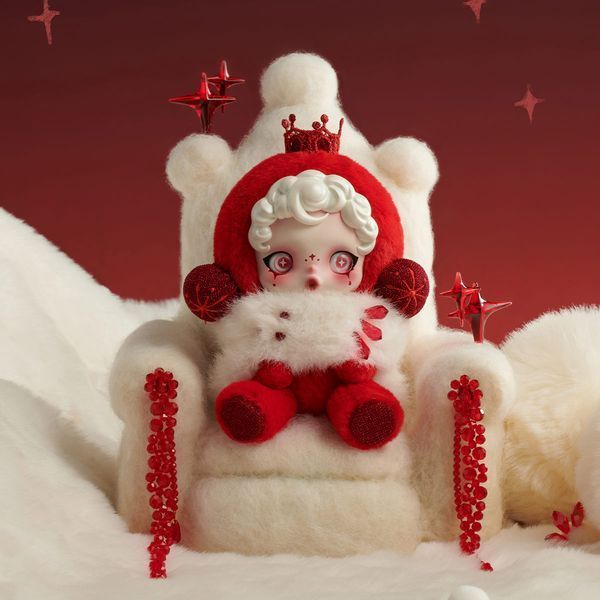 Фигурка POP MART SKULLPANDA Winter Symphony Series Plush Figures / поп март Плюшевая игрушка SKULLPANDA из серии &laquo;Зимняя симфония&raquo;. 1793215 фото