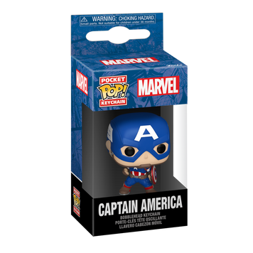 Брелок Funko POP! KEYCHAIN CAPTAIN AMERICA (MARVEL) \ Фанко поп Капітан Америка (Марвел) 3120 фото