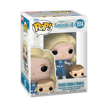 Фігурка Funko POP! Buddy Invisible Woman & Franklin (Fantastic Four: First Steps) (mister-fantastic MARVEL) \ Фанко поп Невидима леді та Франклін (Містер Фантастік Марвел) 2173891798 фото