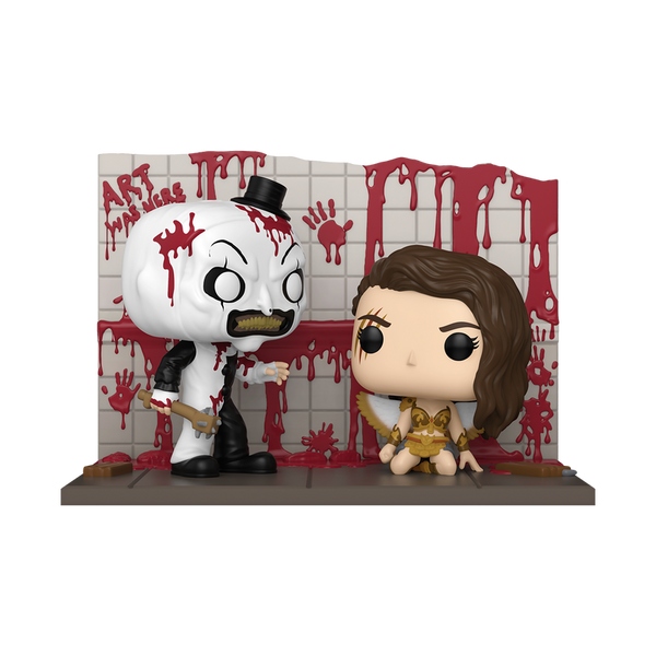 Фігурка Funko POP! Moment Art vs Sienna (TERRIFIER) \ Фанко поп Арт Клоун проти Сієнна Шоу (Жахаючий) 712895421 фото