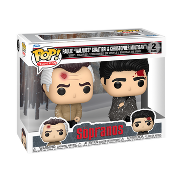 Фігурка Funko POP! Paulie "Walnuts" Gualtieri & Christopher Moltisanti 2-Pack (THE SOPRANOS) \ Фанко поп Полі Волнатс Гуалтьєрі та Крістофер Молтісанті (Клан Сопрано) 798312699 фото