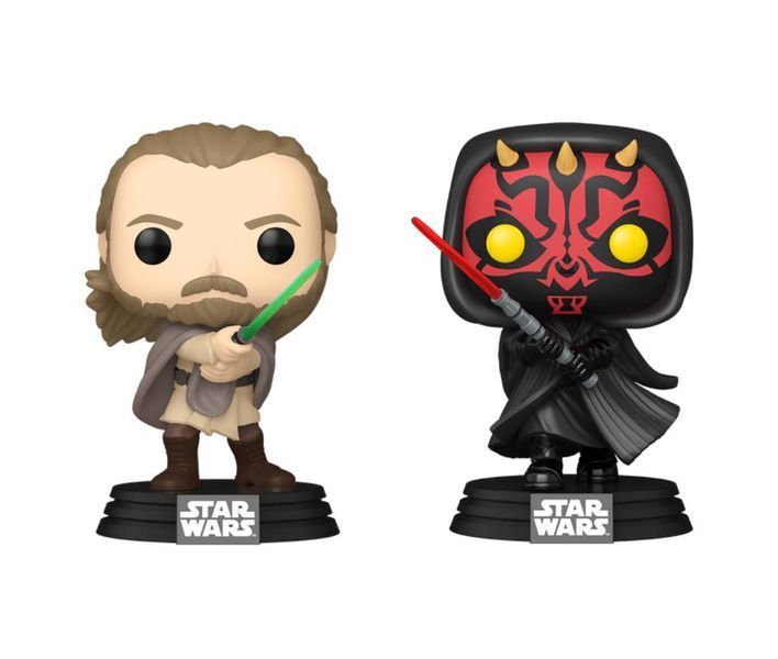 Фигурки Funko POP! QUI-GON JINN VS. DARTH MAUL (Star wars) \ Фанко поп Квай-Гон против Дарт мола (Звезные войны) 032058644 фото