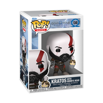 Фігурка Funko POP! Kratos with Mimir&rsquo;s Head (God of War Ragnar&ouml;k) \ Фанко поп Кратос (Бог війни / Год оф Вар) 52789789532 фото