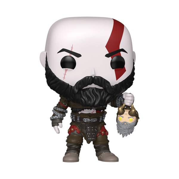 Фигурка Funko POP! Kratos with Mimir&rsquo;s Head (God of War Ragnar&ouml;k) \ Фанко поп Кратос (Бог войны / Год оф Вар) 52789789532 фото