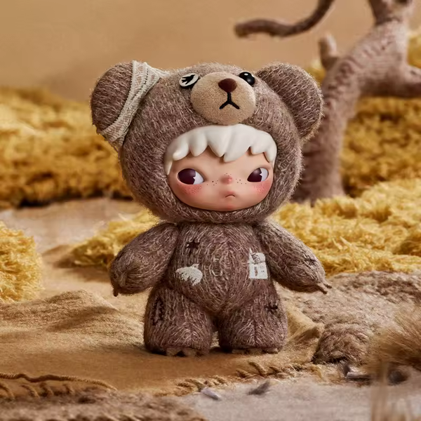 Фігурка - брелок POP MART Hirono Road Journal Series-Plush Doll Pendant / поп март Фігури серії Дорожній щоденник 13676713 фото