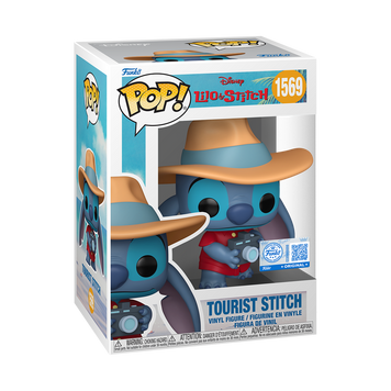 Фігурка Funko POP! Tourist Stitch (DISNEY, Lilo and Stitch) \ Фанко поп Стіч (Дісней, Ліло та Стіч) 739821612 фото