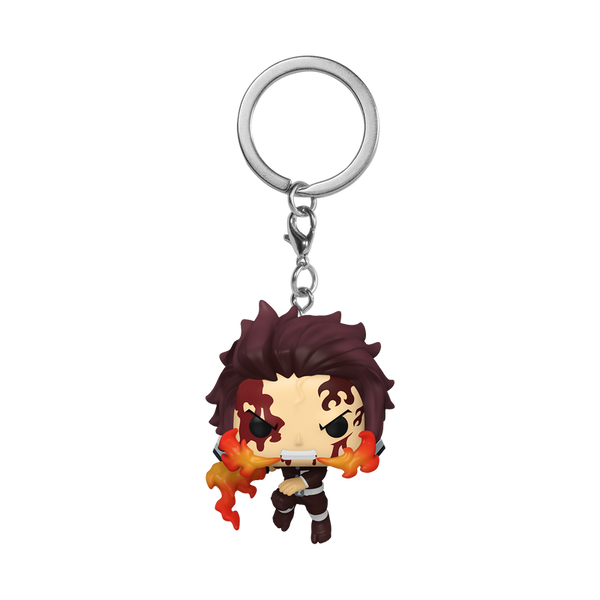 Брелок Funko POP! KEYCHAIN Tanjiro Kamado (Dancing Flash) (DEMON SLAYER) \ Фанко поп Танджиро Камадо (Клинок, рассекающий демонов) 890312967 фото