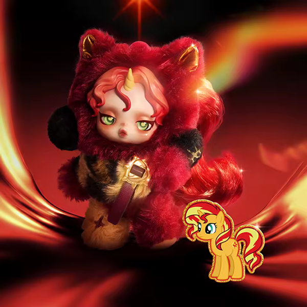 Фігурка - брілок POP MART &theta; SKULLPANDA &times; My Little Pony Series / поп март Фігури серії &theta; Скуллпанда &times; Мій маленький поні 31258576 фото