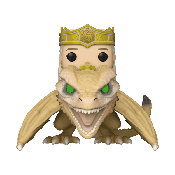 Фигурка Funko POP! QUEEN RHAENYRA WITH SYRAX (HOUSE OF THE DRAGON) Фанко поп РЕЙНИРА И СИРАКС(Игра Престолов Дом Дракона) 404783 фото