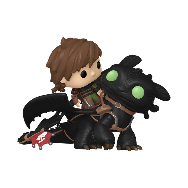 Фигурка Funko POP! RIDES DELUXE HICCUP WITH TOOTHLESS (HOW TO TRAIN YOUR DRAGON) \ Фанко поп ИККИНГ И БЕЗЗУБИК ( Как приручить дракона ) 31789312 фото
