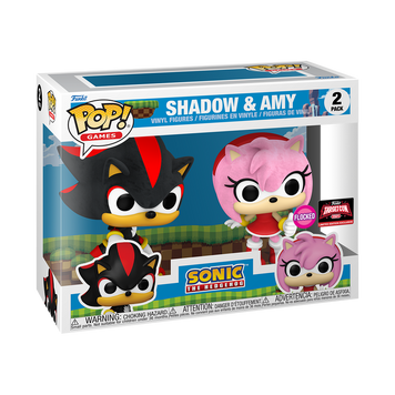 Funko POP! SHADOW & AMY 2-PACK (FLOCKED) SONIC THE HEDGEHOG 89404867950 фото